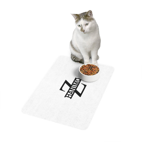 Tapis de gamelle personnalisé « Z » (30 x 45 cm) — Tapis de gamelle personnalisé avec nom pour animaux