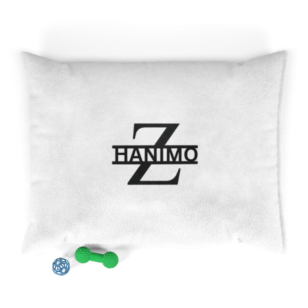 Coussin personnalisé pour animaux de compagnie avec monogramme « Z » — Coussin moelleux personnalisé avec le nom du chien et du chat