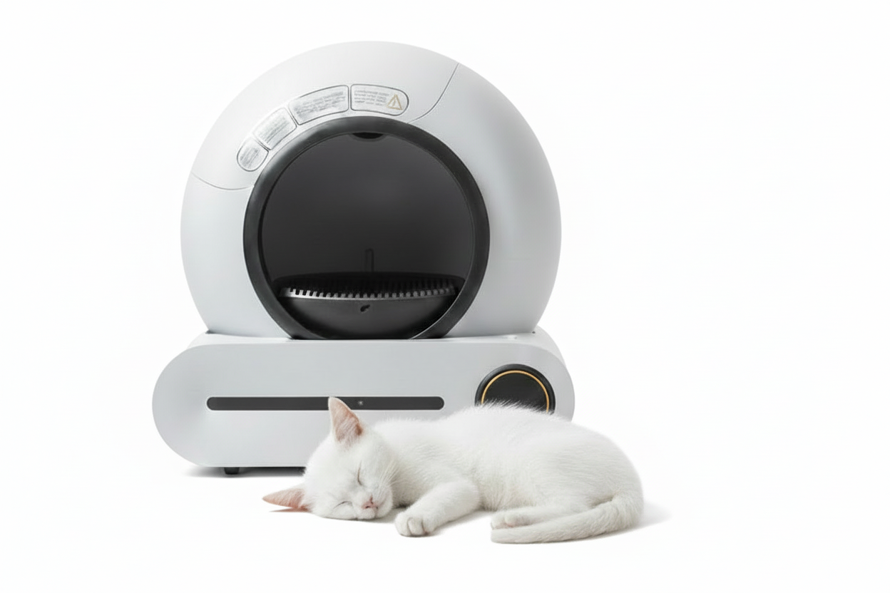 Litière automatique pour chat